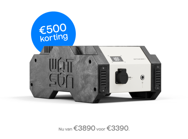 Wattsun dock 2000+ stapelbare batterij